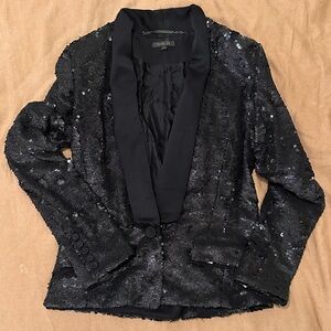 ✨ Rachel Zoe Black Sequin Blazer, Runway Collection